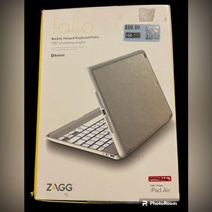 ZAGG Folio iPad Air backlit hinged keyboard case